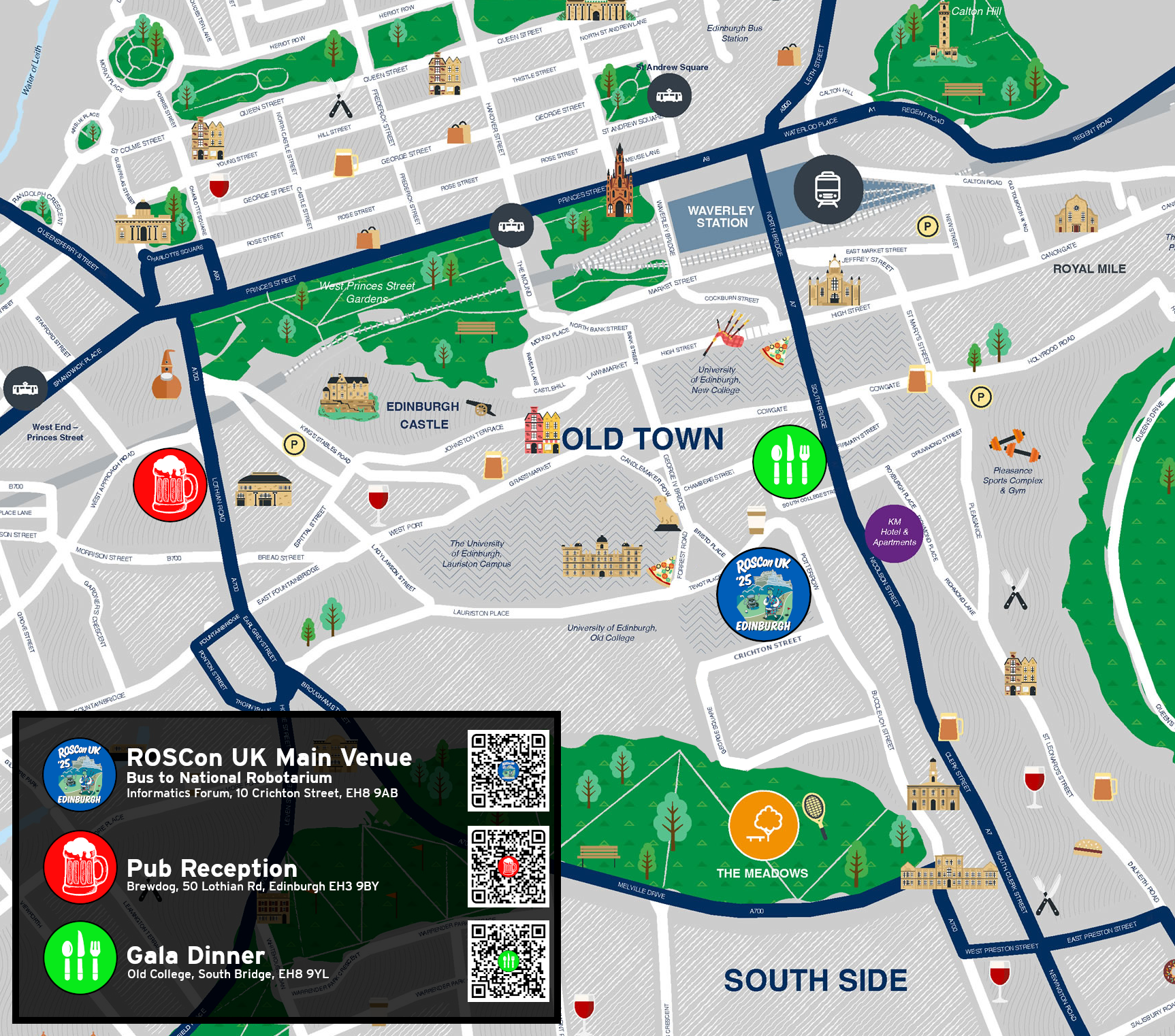 events map